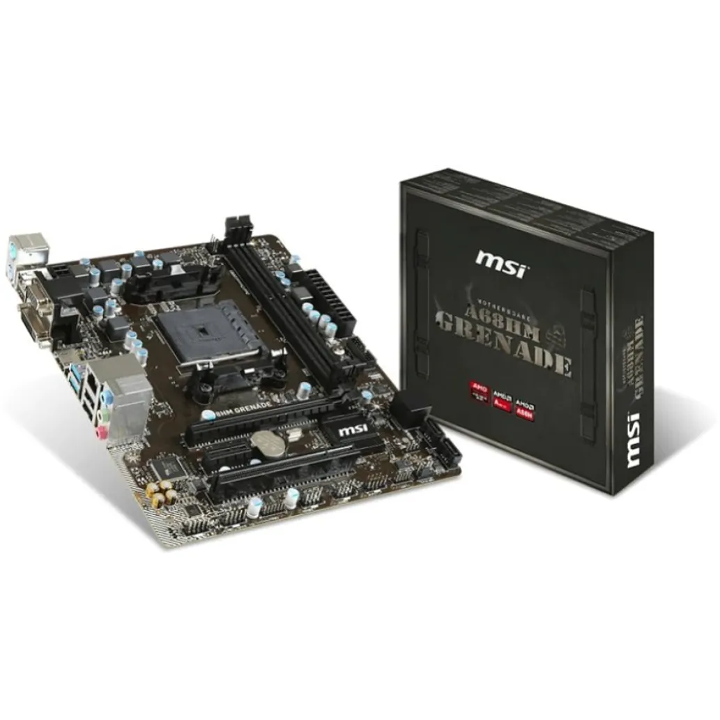 Osnovna plošča S AMD FM2+ (905) MSI A68HM GRENADE VGA DVI HDMI RAID USB 3.0 Osnovna plošča S AMD FM2+ (905) MSI A68HM GRENADE VGA DVI HDMI RAID USB 3.0