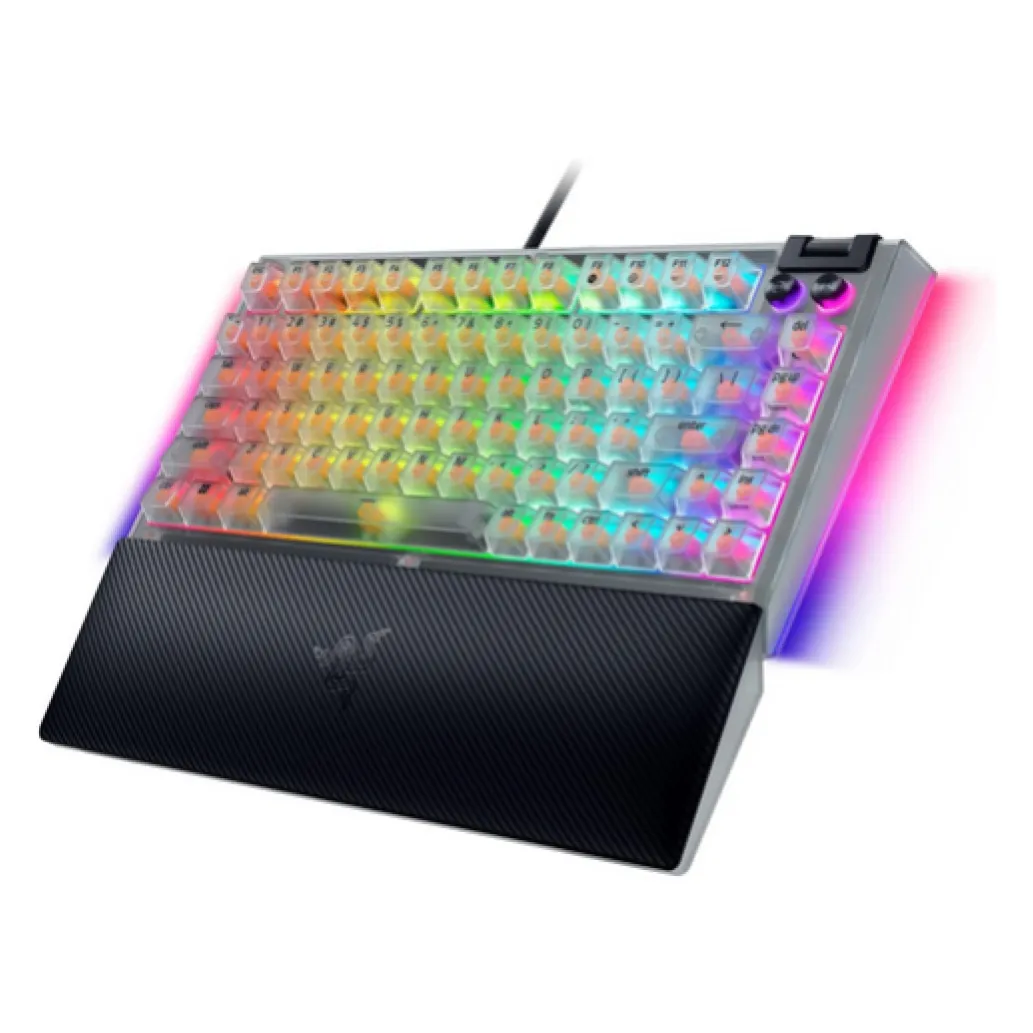 Mehanska Tipkovnica USB Razer BlackWidow V4 75% Phantom White US | bela RGB (RZ03-05003500-R3M1) Mehanska Tipkovnica USB Razer BlackWidow V4 75% Phantom White US | bela RGB (RZ03-05003500-R3M1)