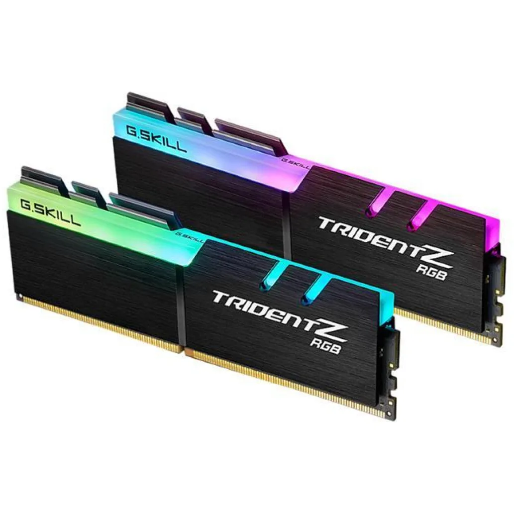 G. Skill rgb trident z xmp2. 0 32gb (2x16gb) ddr4 | 3600mhz | f4-3600c18d-32gtzr | ram pomnilnik 1 G. Skill 16gb ddr4 3600mhz ram - gaming zmogljivost komponentko