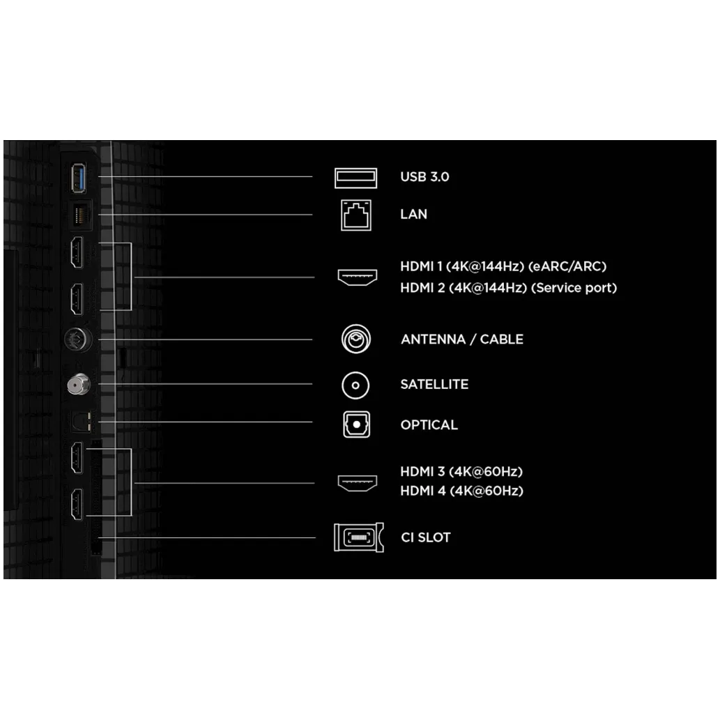 TV sprejemnik TCL 55,0" 139,7 cm 55P8L 3840x2160 QD MINI LED Google TV 4xHDMI WiFi LAN RJ45 BT TV sprejemnik TCL 55,0" 139,7 cm 55P8L 3840x2160 QD MINI LED Google TV 4xHDMI WiFi LAN RJ45 BT