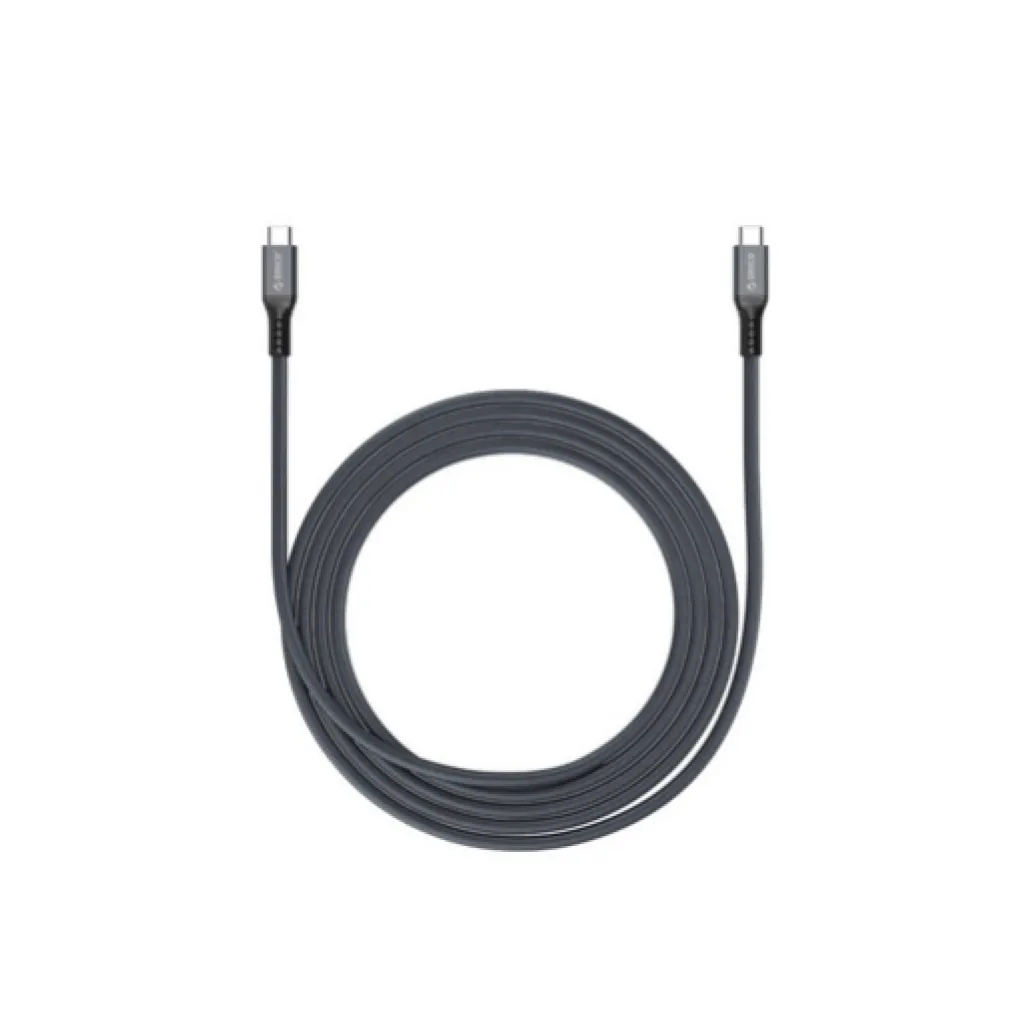 Kabel USB-C => USB-C Thunderbolt 4 USB4 40Gbps 100W PD 8K@60Hz 2,00m Orico (TBZ4-20-GY-BP) Kabel USB-C => USB-C Thunderbolt 4 USB4 40Gbps 100W PD 8K@60Hz 2,00m Orico (TBZ4-20-GY-BP)