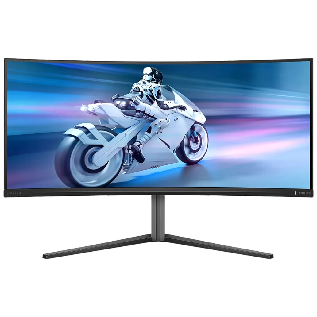 Monitor Philips 86,4 cm (34,0") 34M2C6500 3440x1440 Curved Gaming 175Hz OLED 0,03ms 2xHDMI DisplayPort 2xUSB3.2 HAS 2H DCI-P3-99% AdaptiveSync HDR400 Evnia Monitor Philips 86,4 cm (34,0") 34M2C6500 3440x1440 Curved Gaming 175Hz OLED 0,03ms 2xHDMI DisplayPort 2xUSB3.2 HAS 2H DCI-P3-99% AdaptiveSync HDR400 Evnia