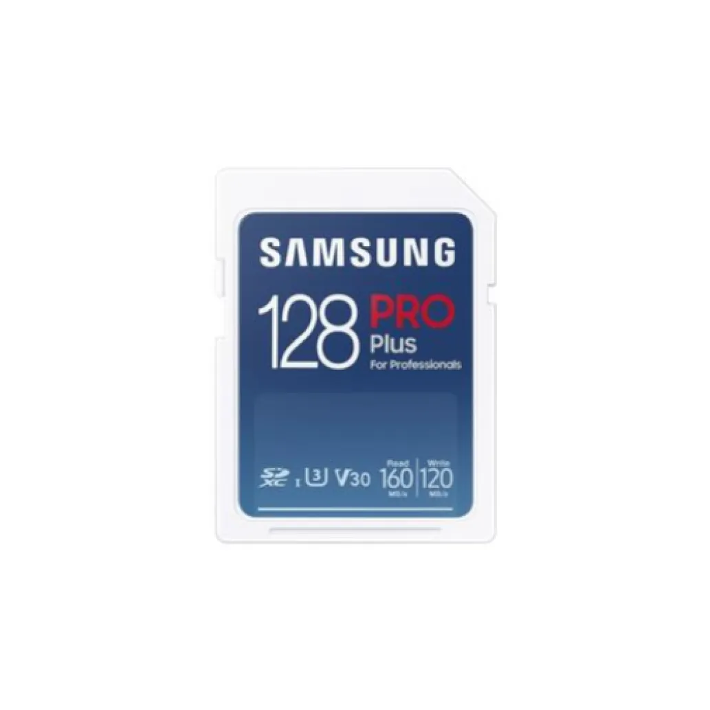 Spominska kartica SDXC 128GB Samsung PRO Plus 160MB/s 120 MB/s U3 V30 UHS-I (MB-SD128K/EU) Spominska kartica SDXC 128GB Samsung PRO Plus 160MB/s 120 MB/s U3 V30 UHS-I (MB-SD128K/EU)