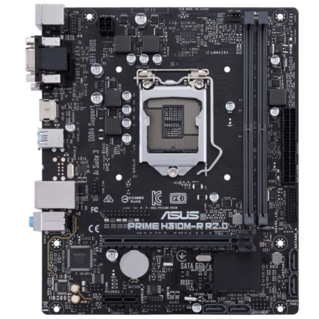MB 1151 Asus H310M-R Prime microATX VGA DVI-D HDMI M.2 (90MB0YL0-M0ECY0) MB 1151 Asus H310M-R Prime microATX VGA DVI-D HDMI M.2 (90MB0YL0-M0ECY0)