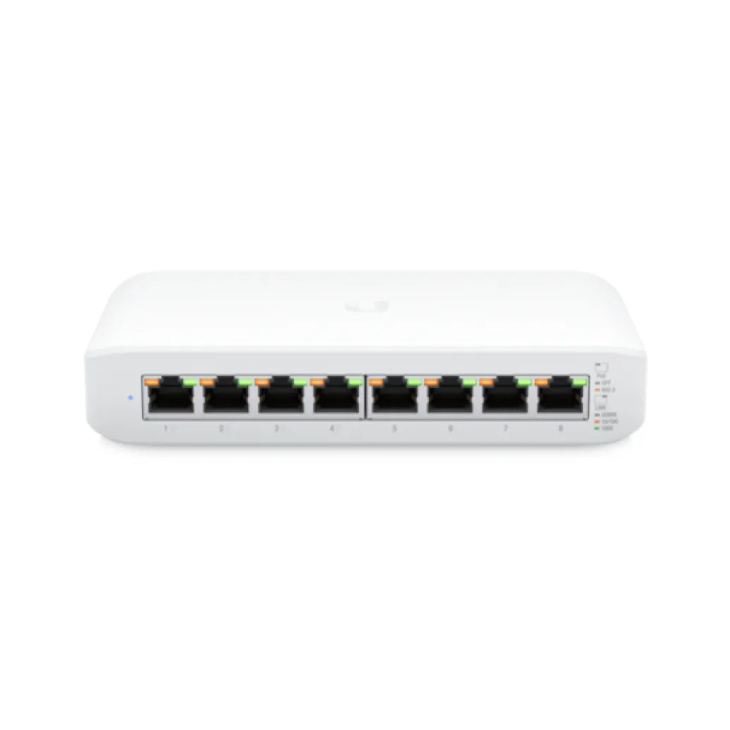 STIKALO 8-PORT Ubiquiti Lite 8 PoE 10/100/1000 PoE 4x PoE+ 52W (USW-LITE-8-POE-EU) STIKALO 8-PORT Ubiquiti Lite 8 PoE 10/100/1000 PoE 4x PoE+ 52W (USW-LITE-8-POE-EU)