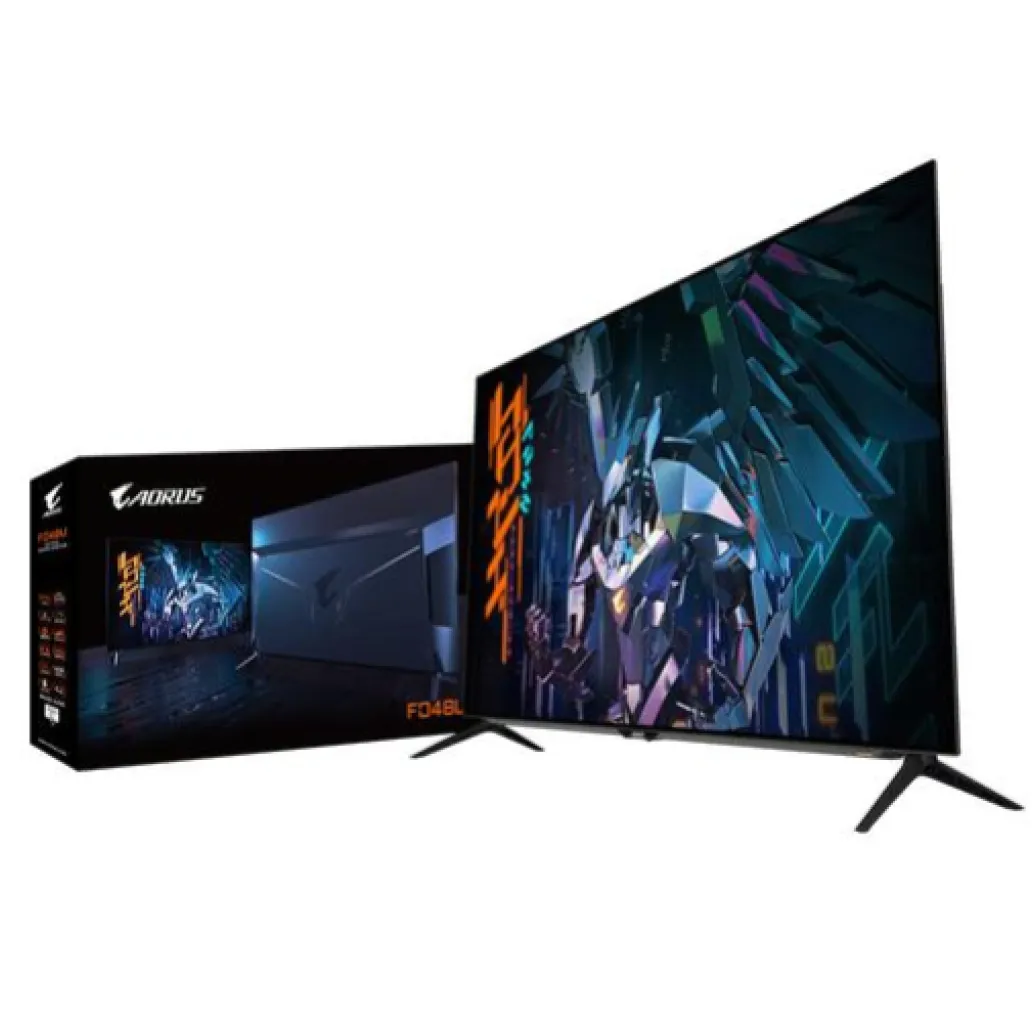 Monitor GigaByte 120,6 cm (47,5") FO48U 3840x2160 Gaming 120Hz OLED 1ms 2xHDMI DisplayPort USB-C 2xUSB3.0 Zvočniki sRGB130% FreeSync Premium HDR10 Monitor GigaByte 120,6 cm (47,5") FO48U 3840x2160 Gaming 120Hz OLED 1ms 2xHDMI DisplayPort USB-C 2xUSB3.0 Zvočniki sRGB130% FreeSync Premium HDR10