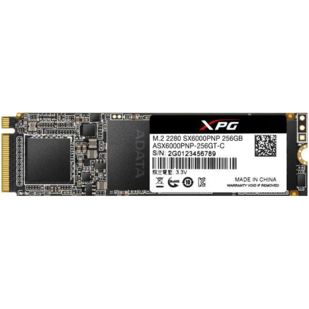 Disk SSD M.2 NVMe PCIe 3.0 256GB Adata SX6000 XPG Pro TLC 2280 2100/1500MB/s (ASX6000PNP-256GT-C) Disk SSD M.2 NVMe PCIe 3.0 256GB Adata SX6000 XPG Pro TLC 2280 2100/1500MB/s (ASX6000PNP-256GT-C)