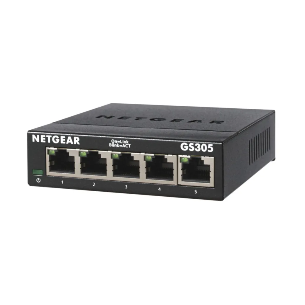 STIKALO 5-PORT Netgear 10/100/1000 UnManaged (GS305-300PES) STIKALO 5-PORT Netgear 10/100/1000 UnManaged (GS305-300PES)