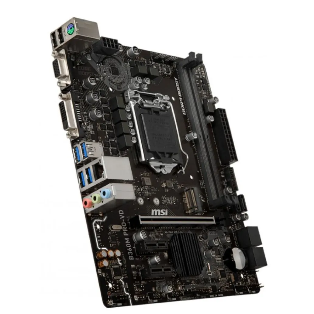 Msi b360m pro-vd: ugodna matična plošča komponentko