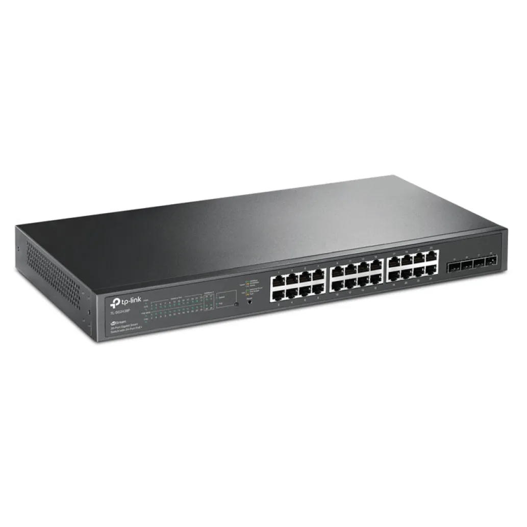 STIKALO 24-PORT POE+ + 4x SFP TP-Link gigabit 10/100/1000 (TL-SG2428P) STIKALO 24-PORT POE+ + 4x SFP TP-Link gigabit 10/100/1000 (TL-SG2428P)