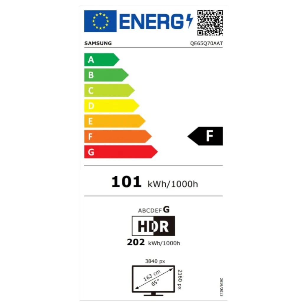 TV sprejemnik 165cm (65″) Samsung 65Q70AAT QLED 100Hz 4K UHD 3840×2160 HDR10+ SMART PQI3400 (F) (QE65Q70AATXXH) TV sprejemnik 165cm (65″) Samsung 65Q70AAT QLED 100Hz 4K UHD 3840×2160 HDR10+ SMART PQI3400 (F) (QE65Q70AATXXH)