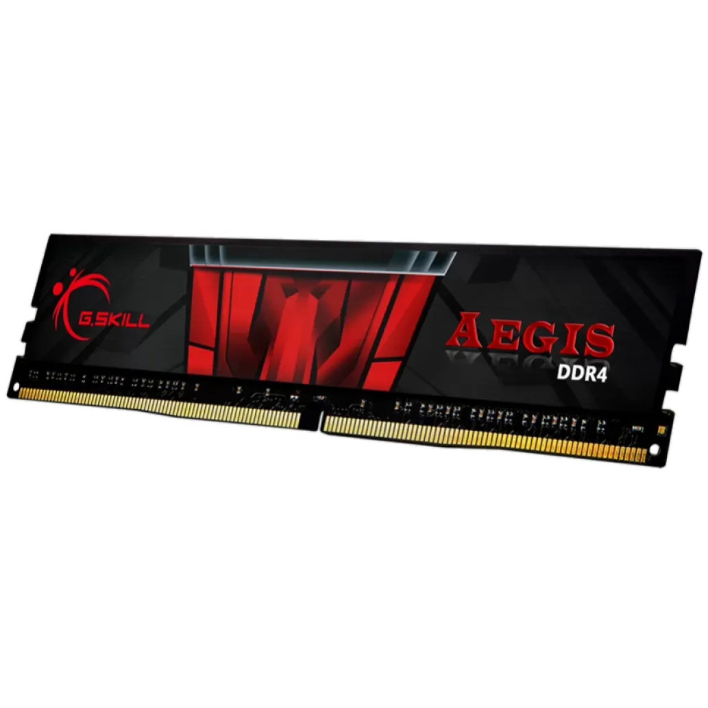 DDR4 16GB 2666MHz CL19 Single (1x16GB) G.Skill Aegis XMP2.0 1,35V PC rdeča F4-2666C19S-16GIS DDR4 16GB 2666MHz CL19 Single (1x16GB) G.Skill Aegis XMP2.0 1,35V PC rdeča F4-2666C19S-16GIS