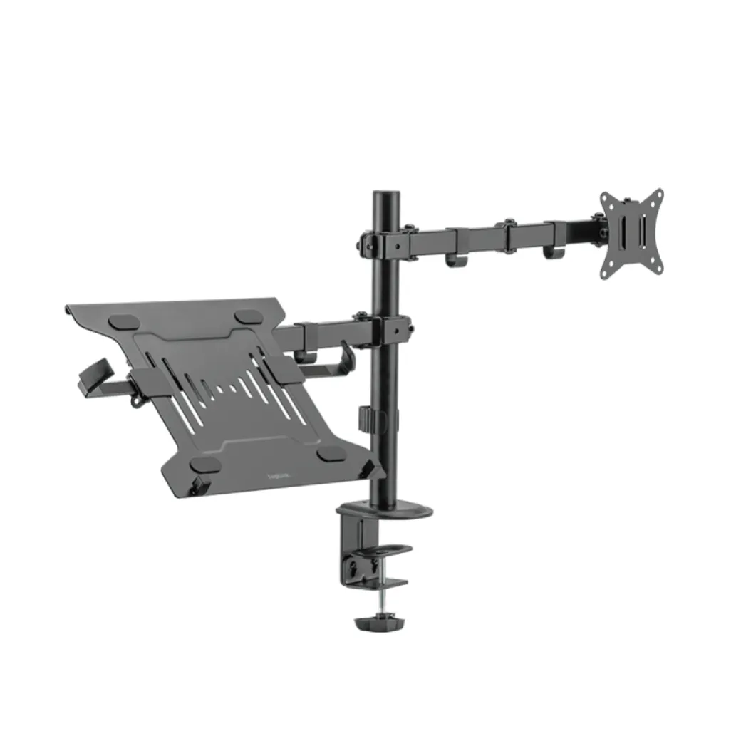 Nosilec za monitor 43,2 - 81,3 cm (17"-32") in prenosnik do 15,6", nagibni namizni LogiLink (BP0175) Nosilec za monitor 43,2 - 81,3 cm (17"-32") in prenosnik do 15,6", nagibni namizni LogiLink (BP0175)