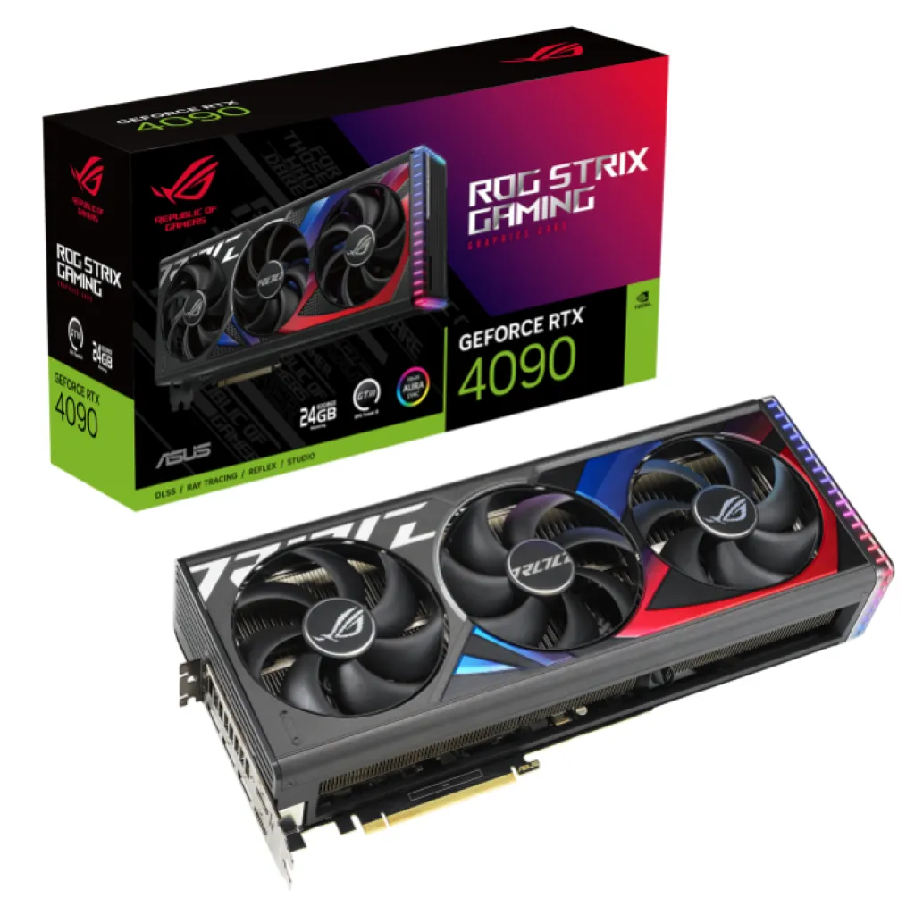 Grafična kartica nVidia RTX4090 Asus ROG Strix - 24GB GDDR6X (90YV0ID1-M0NA00) Grafična kartica nVidia RTX4090 Asus ROG Strix - 24GB GDDR6X (90YV0ID1-M0NA00)