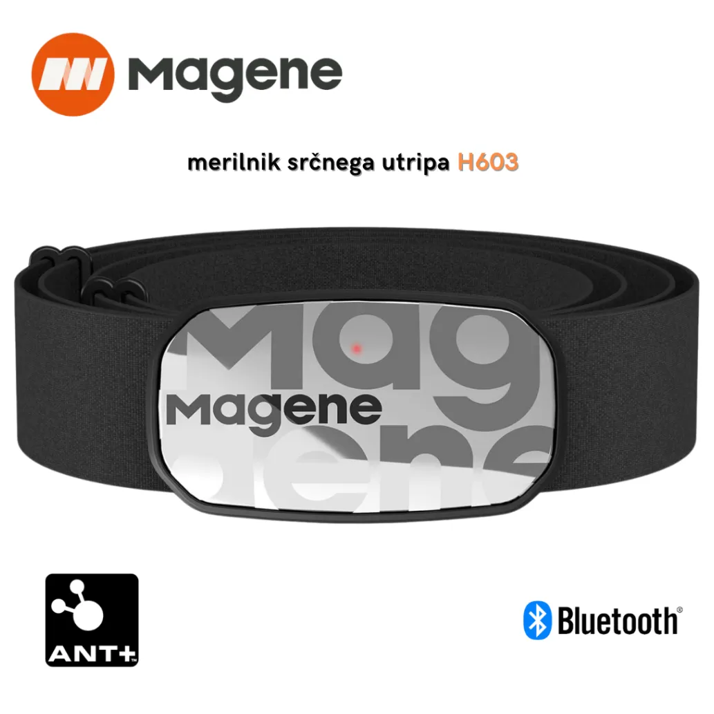 Magene H603 ANT + Bluetooth pas senzor srčnega utripa Magene H603 ANT + Bluetooth pas senzor srčnega utripa