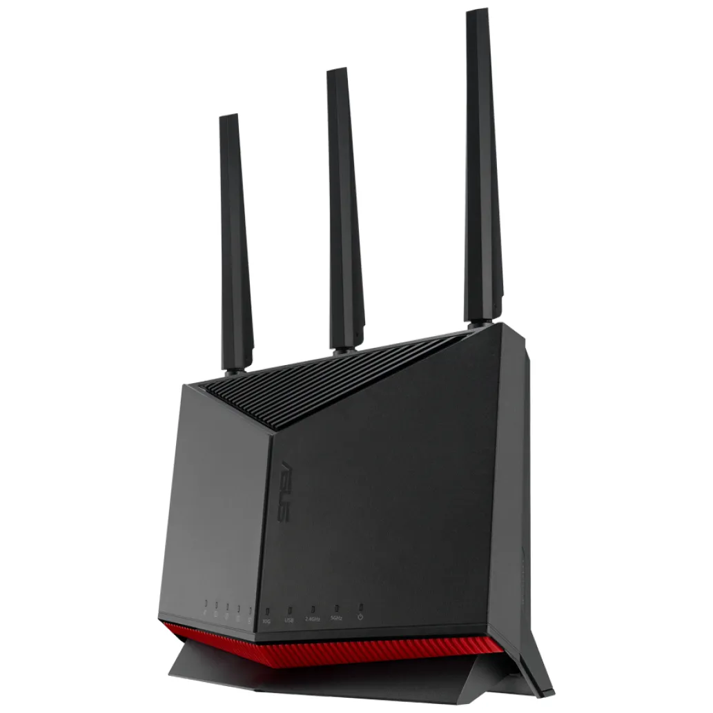 Usmerjevalnik brezžični Asus RT-BE86U WiFi7 802.11be BE6800 10000Mbit/s MU-MIMO 4xLAN 3x antena (90IG08W0-MO9A0V) Usmerjevalnik brezžični Asus RT-BE86U WiFi7 802.11be BE6800 10000Mbit/s MU-MIMO 4xLAN 3x antena (90IG08W0-MO9A0V)