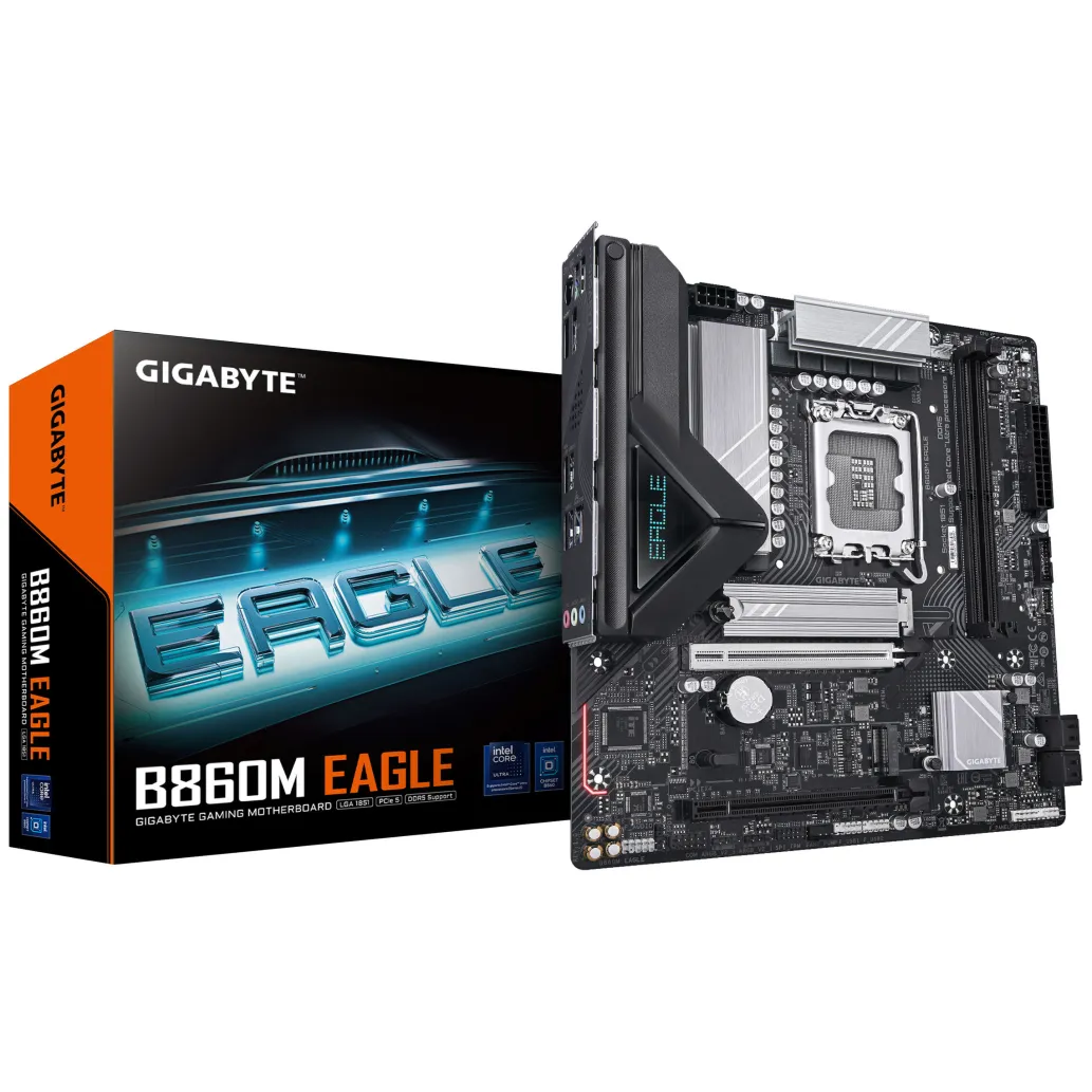 Osnovna plošča LGA1851 GigaByte B860M Eagle microATX 1xHDMI 2.1 1xDisplayPort 2.1 Osnovna plošča LGA1851 GigaByte B860M Eagle microATX 1xHDMI 2.1 1xDisplayPort 2.1
