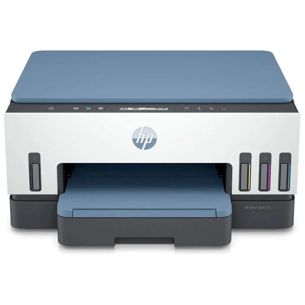 Tiskalnik multifunkcijski brizgalni barvni HP Smart Tank 725 A4 duplex skeniranje USB WiFi 15ppm Cashback 1.8.2025-31.10.2026 – 30€ (28B51A#670) Tiskalnik multifunkcijski brizgalni barvni HP Smart Tank 725 A4 duplex skeniranje USB WiFi 15ppm Cashback 1.8.2025-31.10.2026 – 30€ (28B51A#670)
