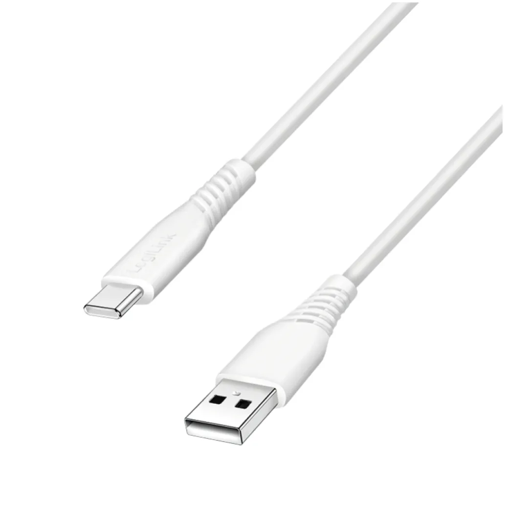 Kabel USB-C (m) => USB-A (m) 2.0 0,50m 15W 3A/5V 480Mbps bel LogiLink (CU0251) Kabel USB-C (m) => USB-A (m) 2.0 0,50m 15W 3A/5V 480Mbps bel LogiLink (CU0251)