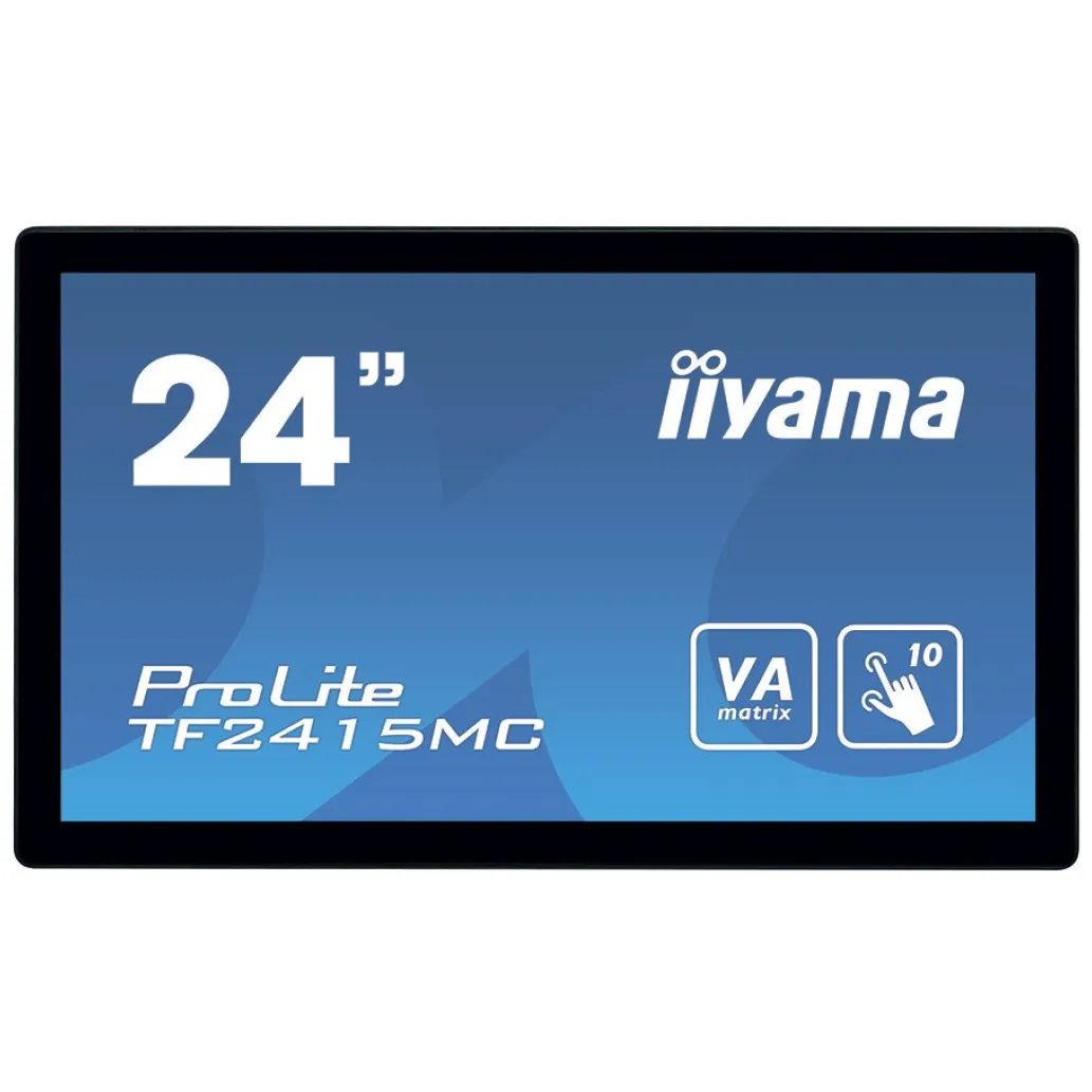 Monitor touch Iiyama 60,5 cm (23,8") TF2415MC-B2 1920x1080 POS 75Hz VA 16ms VGA HDMI DisplayPort USB 7H ProLite Open frame brez stojala Monitor touch Iiyama 60,5 cm (23,8") TF2415MC-B2 1920x1080 POS 75Hz VA 16ms VGA HDMI DisplayPort USB 7H ProLite Open frame brez stojala