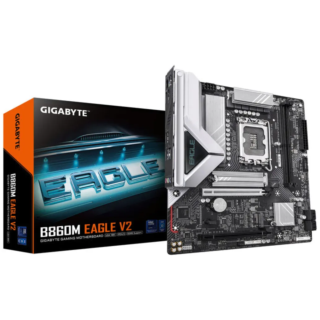Osnovna plošča LGA1851 GigaByte B860M Eagle V2 microATX HDMI 1xDisplayPort 1.4 Osnovna plošča LGA1851 GigaByte B860M Eagle V2 microATX HDMI 1xDisplayPort 1.4