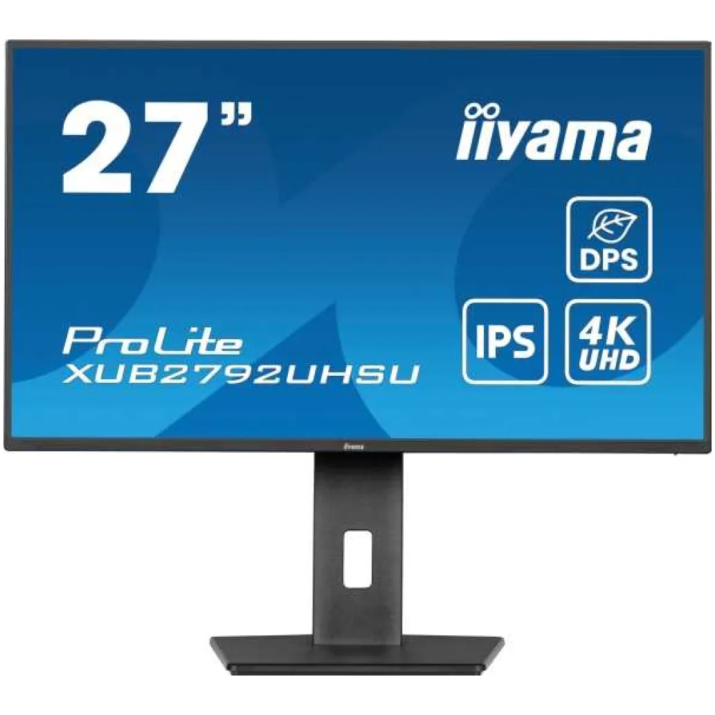 Monitor Iiyama 68,6 cm (27,0") XUB2792UHSU-B6 3840x2160 IPS 4ms HDMI DisplayPort 15W 3xUSB3.2 USB-C-Out Pivot Zvočniki sRGB100% ProLite RGB Monitor Iiyama 68,6 cm (27,0") XUB2792UHSU-B6 3840x2160 IPS 4ms HDMI DisplayPort 15W 3xUSB3.2 USB-C-Out Pivot Zvočniki sRGB100% ProLite RGB