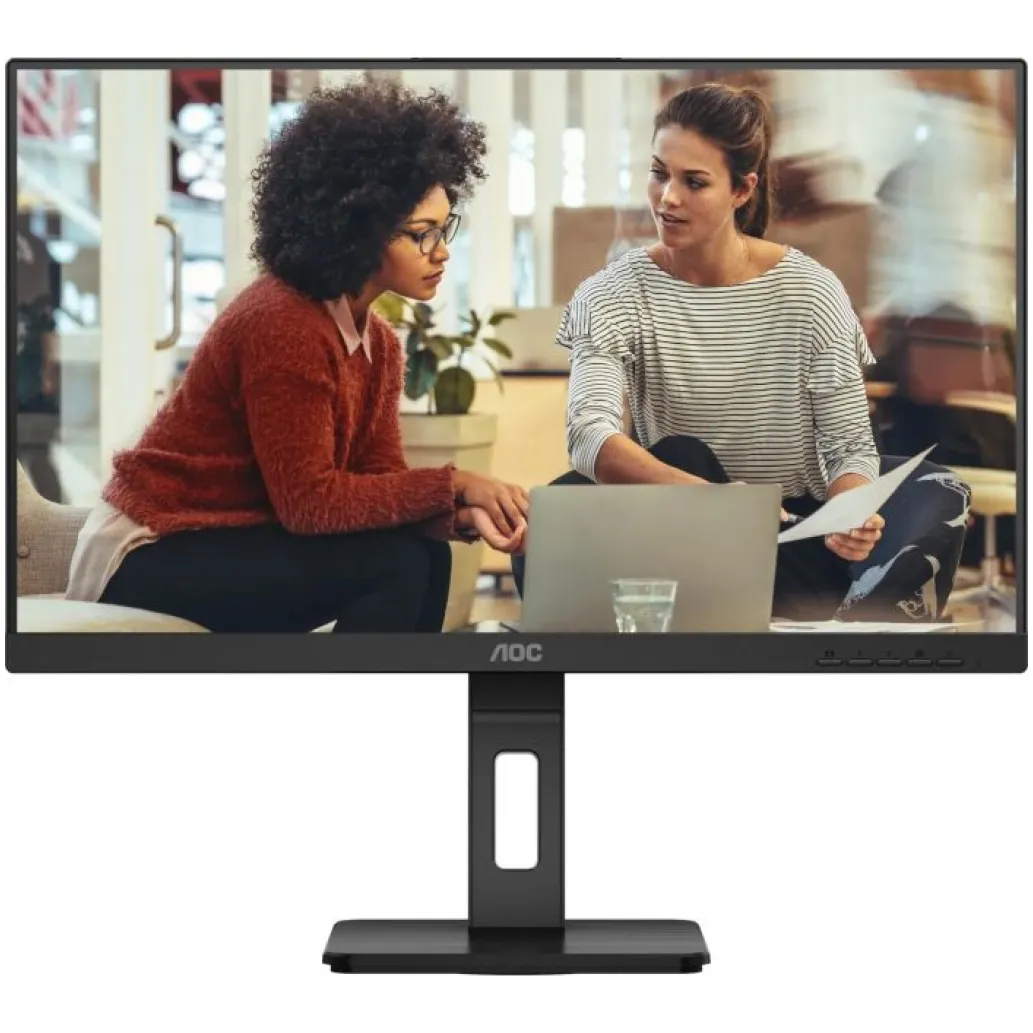 Monitor AOC 68,6 cm (27,0") U27E3UF 3840x2160 IPS 4ms 2xHDMI DisplayPort 4xUSB3.2 Pivot Zvočniki 3H DCI-P3-96% AdaptiveSync Monitor AOC 68,6 cm (27,0") U27E3UF 3840x2160 IPS 4ms 2xHDMI DisplayPort 4xUSB3.2 Pivot Zvočniki 3H DCI-P3-96% AdaptiveSync