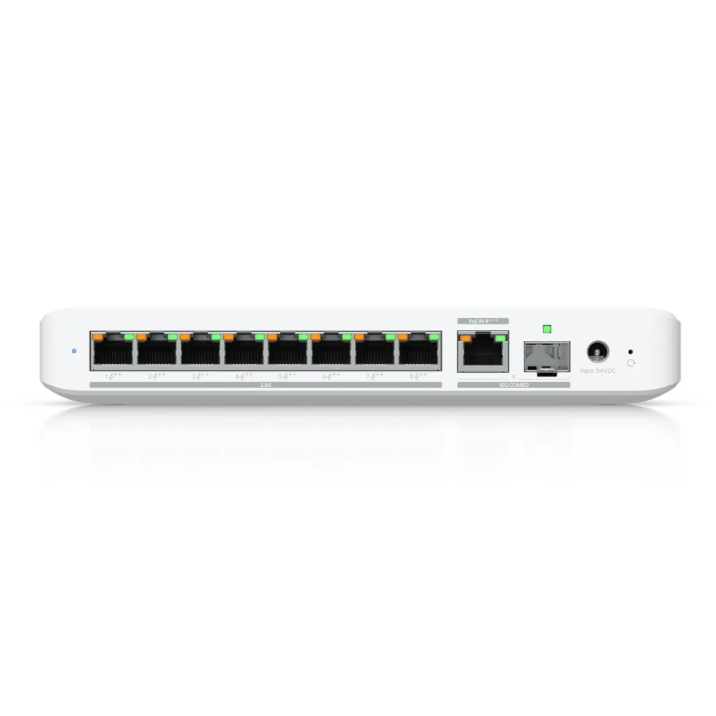 STIKALO 8-PORT + 1x SFP/RJ45 10GbE Ubiquiti UniFi 2,5Gbp/ PoE 196W (USW-FLEX-2.5G-8-POE) STIKALO 8-PORT + 1x SFP/RJ45 10GbE Ubiquiti UniFi 2,5Gbp/ PoE 196W (USW-FLEX-2.5G-8-POE)