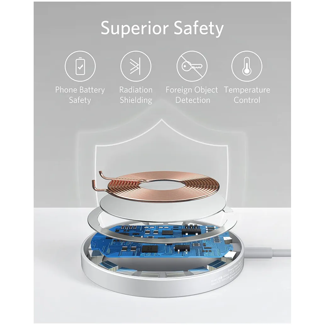 Anker MagGo PowerWave Select + SIV magnetni brezžični polnilec Anker MagGo PowerWave Select + SIV magnetni brezžični polnilec