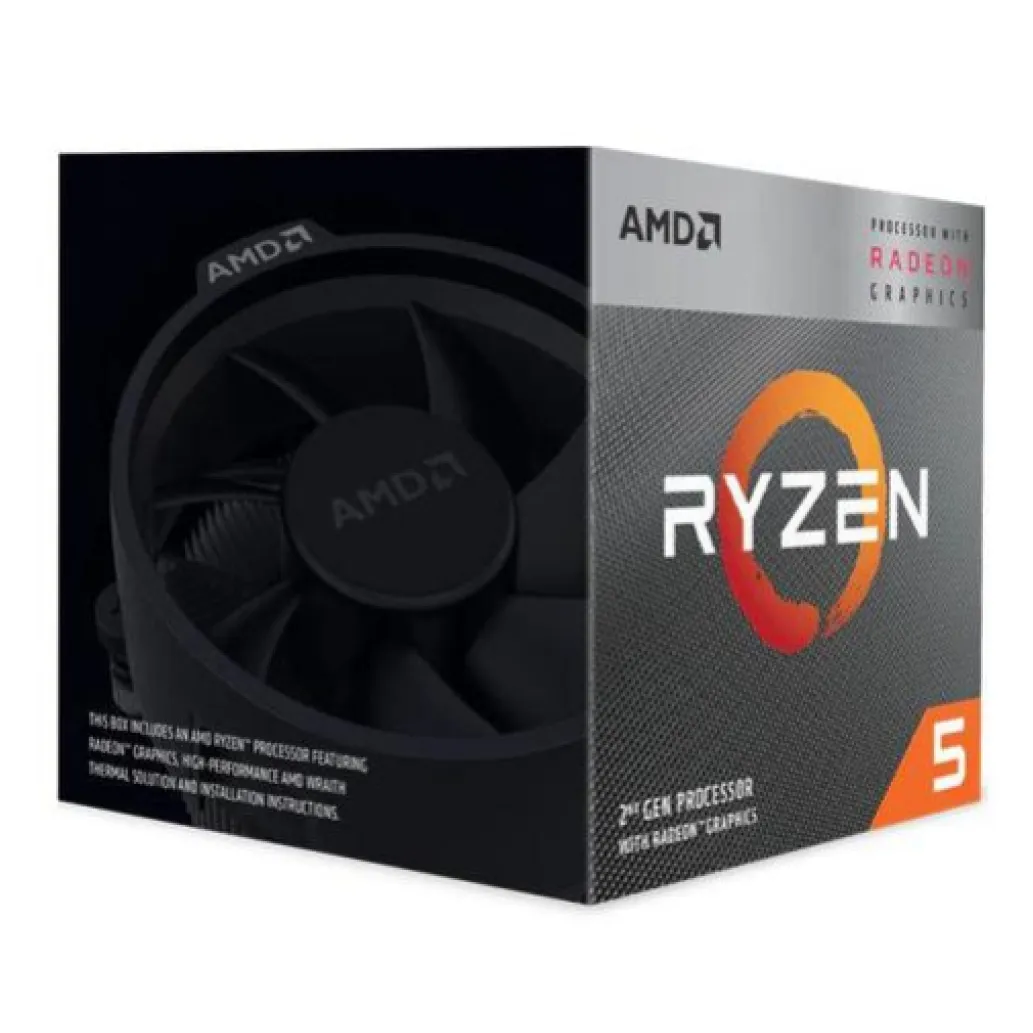 Procesor AMD AM4 Ryzen 5 3400G 4C/8T 3,7GHz/4,2GHz BOX 65W grafika Radeon Wraith Spire hladilnik Procesor AMD AM4 Ryzen 5 3400G 4C/8T 3,7GHz/4,2GHz BOX 65W grafika Radeon Wraith Spire hladilnik