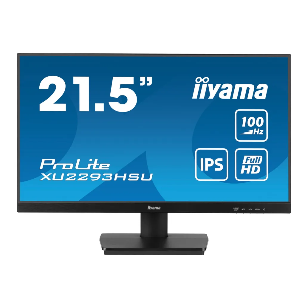 Monitor Iiyama 54,6 cm (21,5) XU2293HSU-B7 1920x1080 100Hz IPS 1ms HDMI DisplayPort 2xUSB2.0 Zvočniki sRGB96% FreeSync ProLite Monitor Iiyama 54,6 cm (21,5) XU2293HSU-B7 1920x1080 100Hz IPS 1ms HDMI DisplayPort 2xUSB2.0 Zvočniki sRGB96% FreeSync ProLite