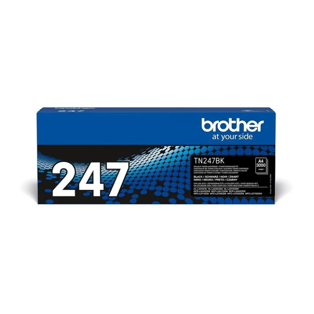 TONER BROTHER Črn visoke zmogljivosti TN247BK TONER BROTHER Črn visoke zmogljivosti TN247BK