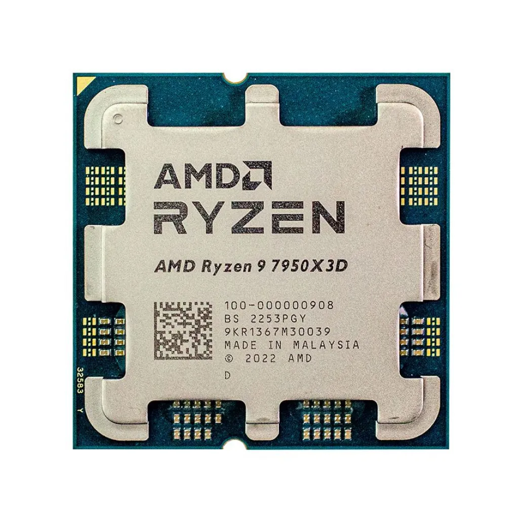 Procesor AMD AM5 Ryzen 9 7950X3D 16C/32T 4,2/5,7GHz tray 120W grafika Radeon brez hladilnika Procesor AMD AM5 Ryzen 9 7950X3D 16C/32T 4,2/5,7GHz tray 120W grafika Radeon brez hladilnika