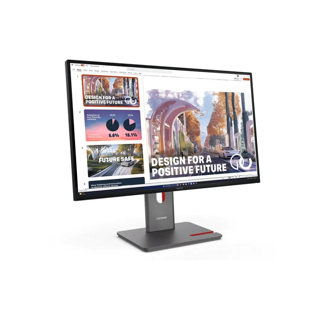 Monitor Lenovo 68,6 cm (27,0") P27QD-40 2560x1440 120Hz IPS 4ms HDMI DisplayPort USB-C 140W DP-Out 4xUSB3.2 USB-C-Out Pivot DCI-P3-98% RJ45 KVM ThinkVision Monitor Lenovo 68,6 cm (27,0") P27QD-40 2560x1440 120Hz IPS 4ms HDMI DisplayPort USB-C 140W DP-Out 4xUSB3.2 USB-C-Out Pivot DCI-P3-98% RJ45 KVM ThinkVision