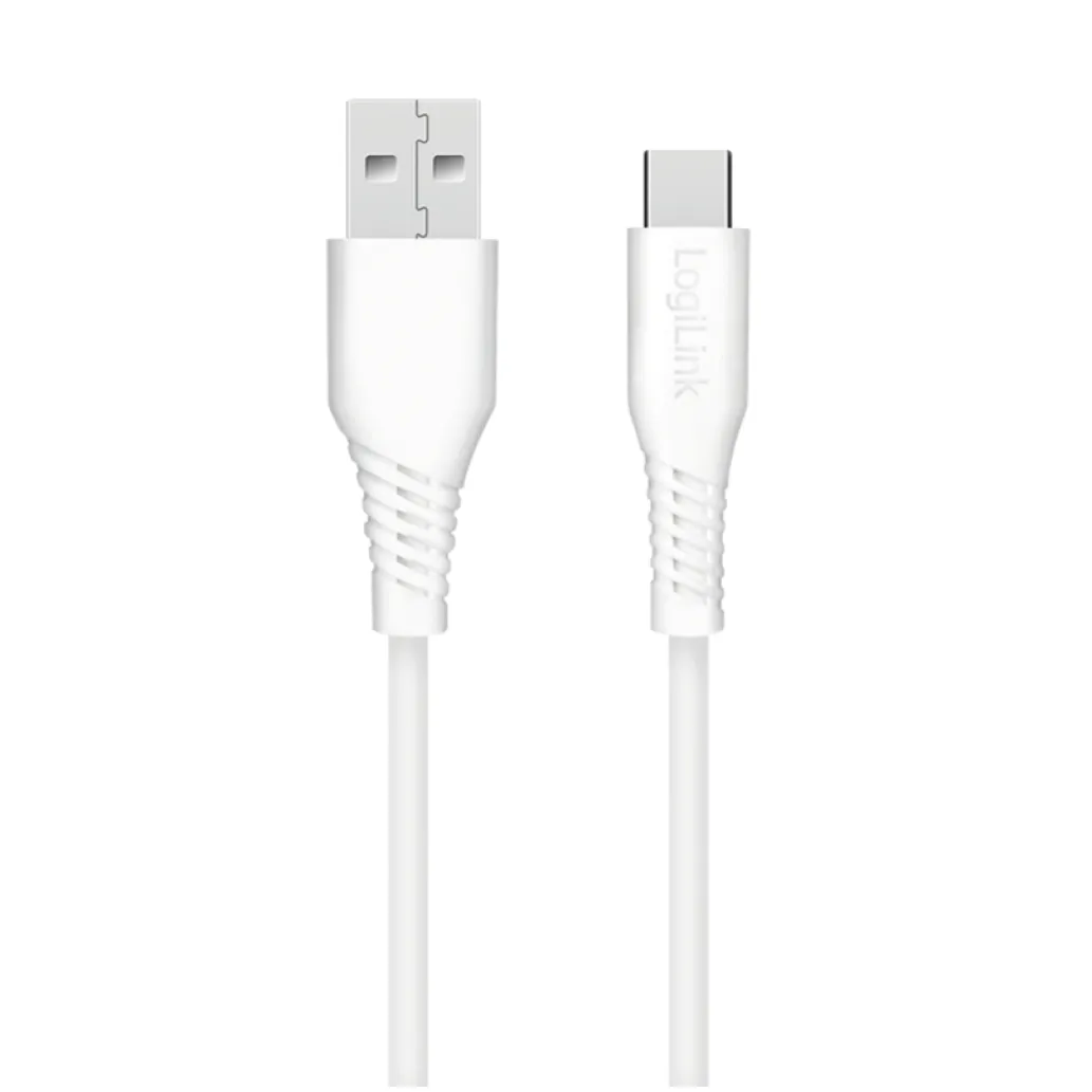 Kabel USB-C (m) => USB-A (m) 2.0 0,50m 15W 3A/5V 480Mbps bel LogiLink (CU0251) Kabel USB-C (m) => USB-A (m) 2.0 0,50m 15W 3A/5V 480Mbps bel LogiLink (CU0251)
