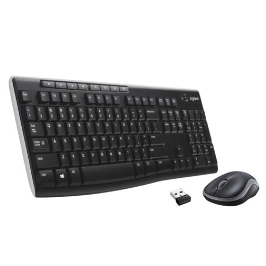 Tipkovnica in miš Logitech brezžična desktop MK270 UK veliki Enter (920-004509) Tipkovnica in miš Logitech brezžična desktop MK270 UK veliki Enter (920-004509)