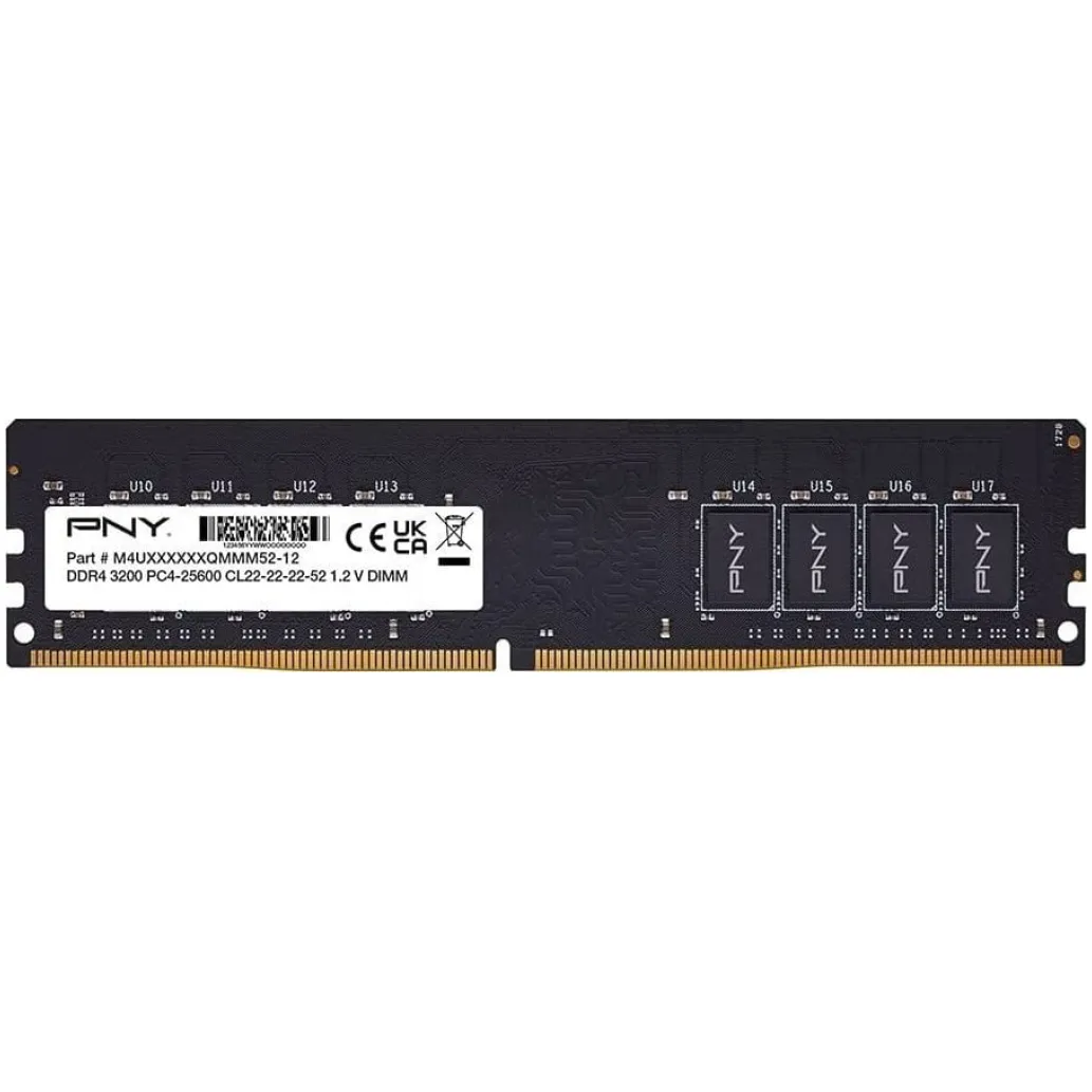 DDR4 32GB 3200MHz CL22 Single (1x32GB) PNY Value 1,2V PC črna (MD32GSD43200-SI) DDR4 32GB 3200MHz CL22 Single (1x32GB) PNY Value 1,2V PC črna (MD32GSD43200-SI)