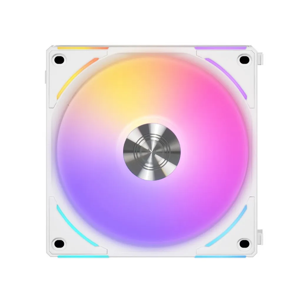 Ventilator Lian-Li UNI FAN AL120 V2 120mm, bela RGB Ventilator Lian-Li UNI FAN AL120 V2 120mm, bela RGB