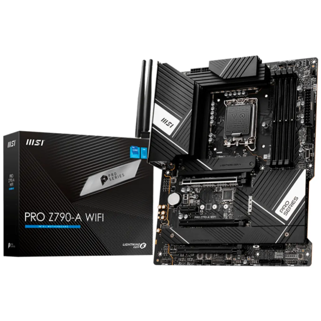 Osnovna plošča 1700 MSI PRO Z790-A WIFI ATX HDMI DP Osnovna plošča 1700 MSI PRO Z790-A WIFI ATX HDMI DP