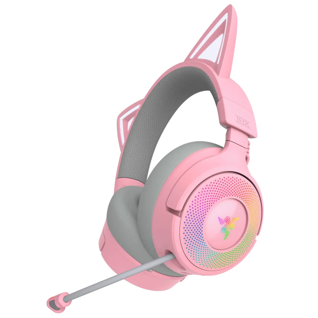 Slušalke brezžične Razer naglavne z mikrofonom BT/1x3,5mm/USB Kraken Kitty V3 Pro roza Gaming (RZ04-05170200-R3M1) Slušalke brezžične Razer naglavne z mikrofonom BT/1x3,5mm/USB Kraken Kitty V3 Pro roza Gaming (RZ04-05170200-R3M1)
