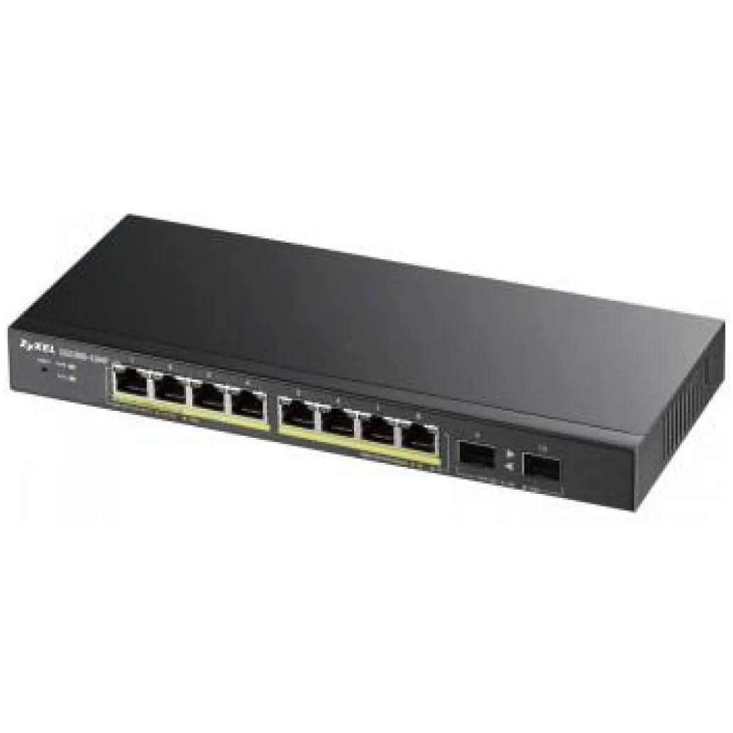 STIKALO 8-PORT + 2x SFP ZyXEL Smart 10/100/1000 PoE+ (GS1900-10HP-EU0102F) STIKALO 8-PORT + 2x SFP ZyXEL Smart 10/100/1000 PoE+ (GS1900-10HP-EU0102F)