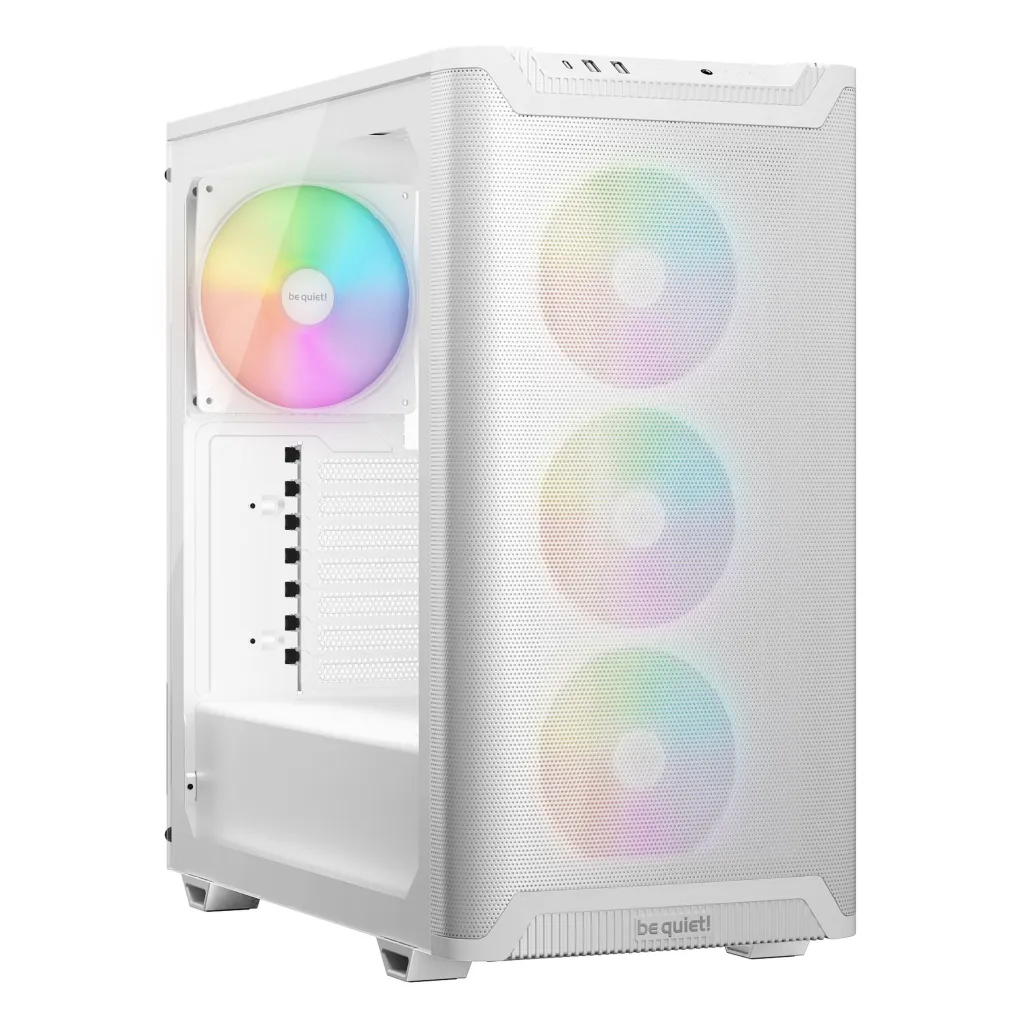 Be quiet! Pure base 501 lx rgb | atx | belo računalniško ohišje 1 Be quiet! Pure base 501 lx bela - rgb ohišje komponentko