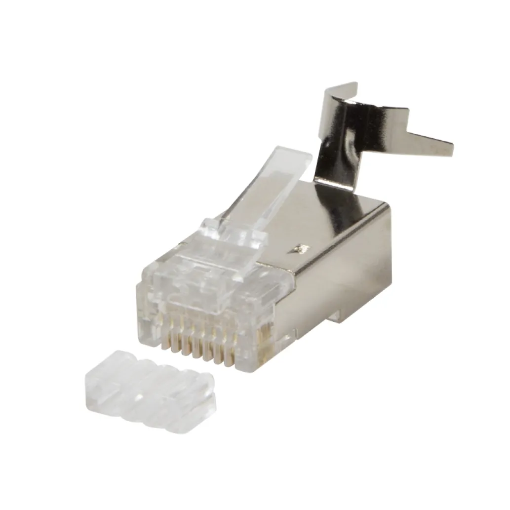 RJ45 konektor CAT7, CAT6/A oklopljen UTP LogiLink (pak/50) RJ45 konektor CAT7, CAT6/A oklopljen UTP LogiLink (pak/50)