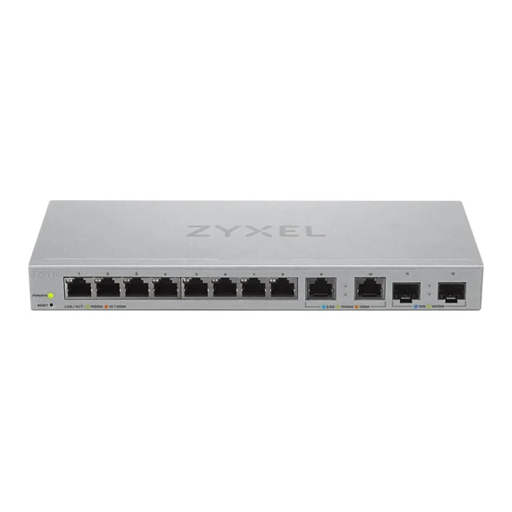 STIKALO 12-PORT ZyXEL XGS1210-12 2x2,5Gb/s 2x10Gb/s Web Managed (XGS1210-12-ZZ0102F) STIKALO 12-PORT ZyXEL XGS1210-12 2x2,5Gb/s 2x10Gb/s Web Managed (XGS1210-12-ZZ0102F)