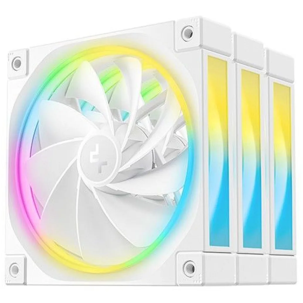 Ventilator Deepcool FL12R 120mm bela RGB (3 pack) Ventilator Deepcool FL12R 120mm bela RGB (3 pack)