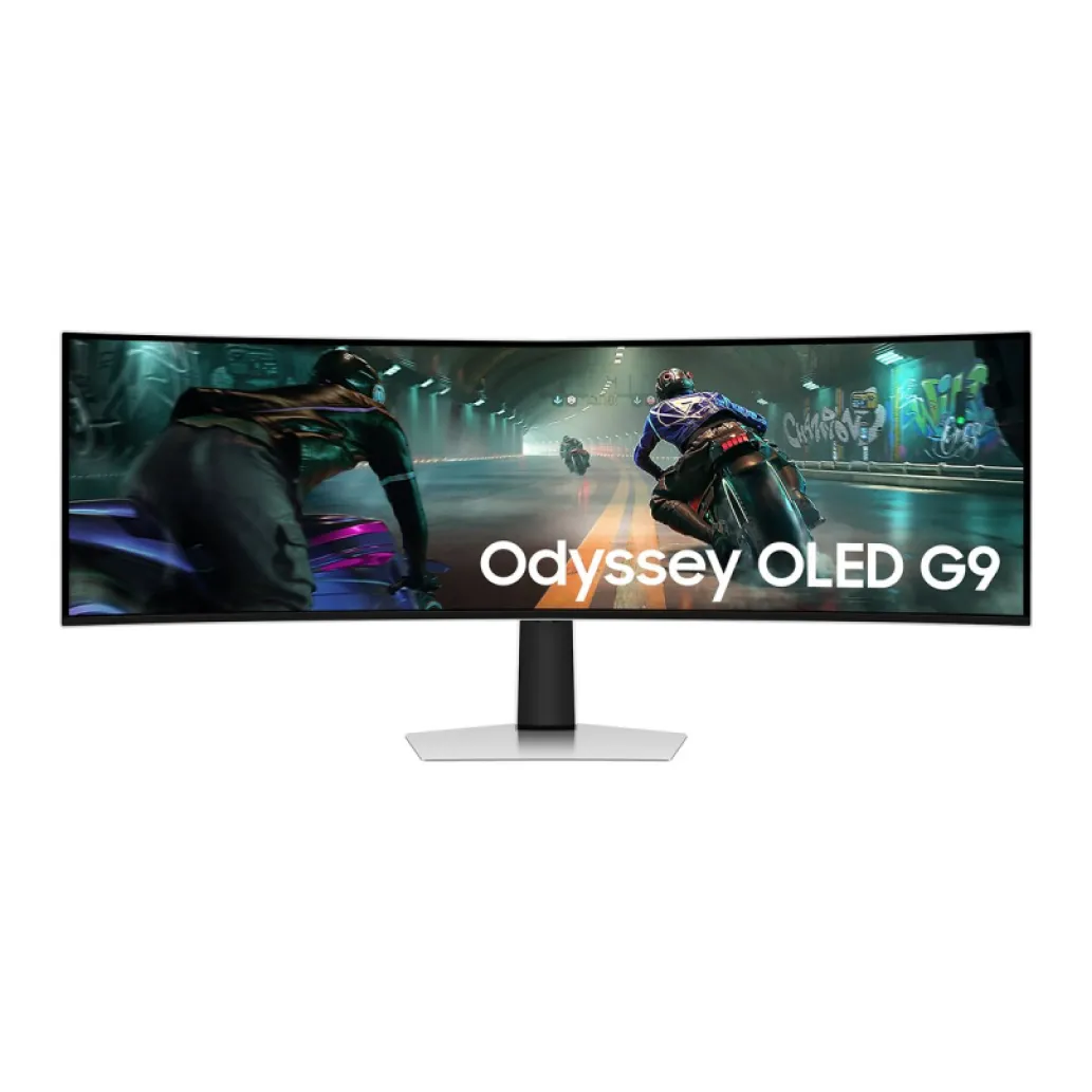 Monitor Samsung 124,5 cm (49,0") S49DG910SU 5120x1440 Curved Gaming 144Hz OLED 0,03ms 2xHDMI DisplayPort USB-C 2xUSB-C-Out HAS DCI-P3-99% FreeSync Premium PRO G-Sync Compatible HDR10+ Monitor Samsung 124,5 cm (49,0") S49DG910SU 5120x1440 Curved Gaming 144Hz OLED 0,03ms 2xHDMI DisplayPort USB-C 2xUSB-C-Out HAS DCI-P3-99% FreeSync Premium PRO G-Sync Compatible HDR10+