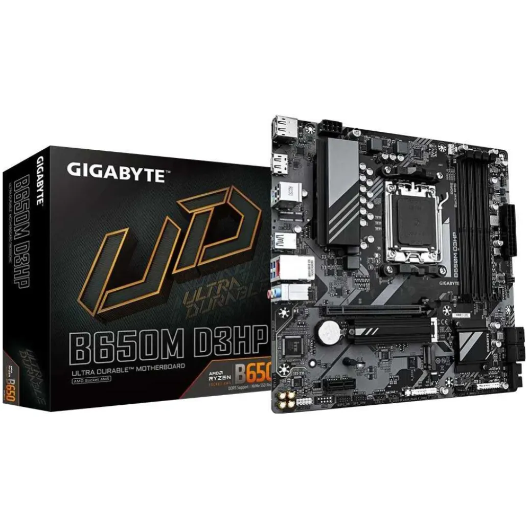 Osnovna plošča AM5 GigaByte B650M D3HP microATX 1xHDMI 2.1 2xDisplayPort 1.4 Osnovna plošča AM5 GigaByte B650M D3HP microATX 1xHDMI 2.1 2xDisplayPort 1.4