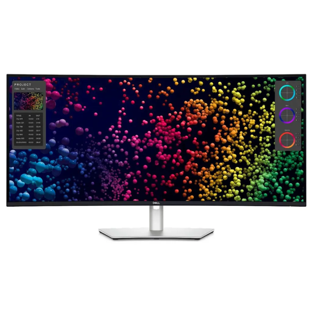 Monitor Dell 100,8 cm (39,7") U4025QW 5120x2160 Curved 120Hz IPS 5ms HDMI DisplayPort Thunderbolt4 USB-C 140W Thunderbolt4-Out 5xUSB3.2 2xUSB-C-Out HAS Zvočniki 2x9W 3H DCI-P3-98% RJ45 KVM Monitor Dell 100,8 cm (39,7") U4025QW 5120x2160 Curved 120Hz IPS 5ms HDMI DisplayPort Thunderbolt4 USB-C 140W Thunderbolt4-Out 5xUSB3.2 2xUSB-C-Out HAS Zvočniki 2x9W 3H DCI-P3-98% RJ45 KVM