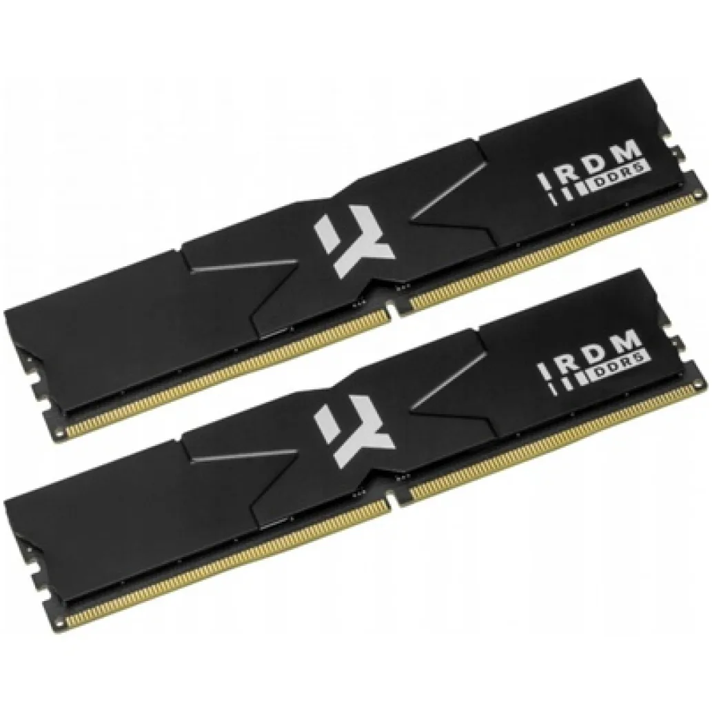 DDR5 16GB 6000MHz CL30 KIT (2x16GB) Goodram IRDM XMP3.0 1,35V črna (IR-6000D564L30S/32GDC) DDR5 16GB 6000MHz CL30 KIT (2x16GB) Goodram IRDM XMP3.0 1,35V črna (IR-6000D564L30S/32GDC)