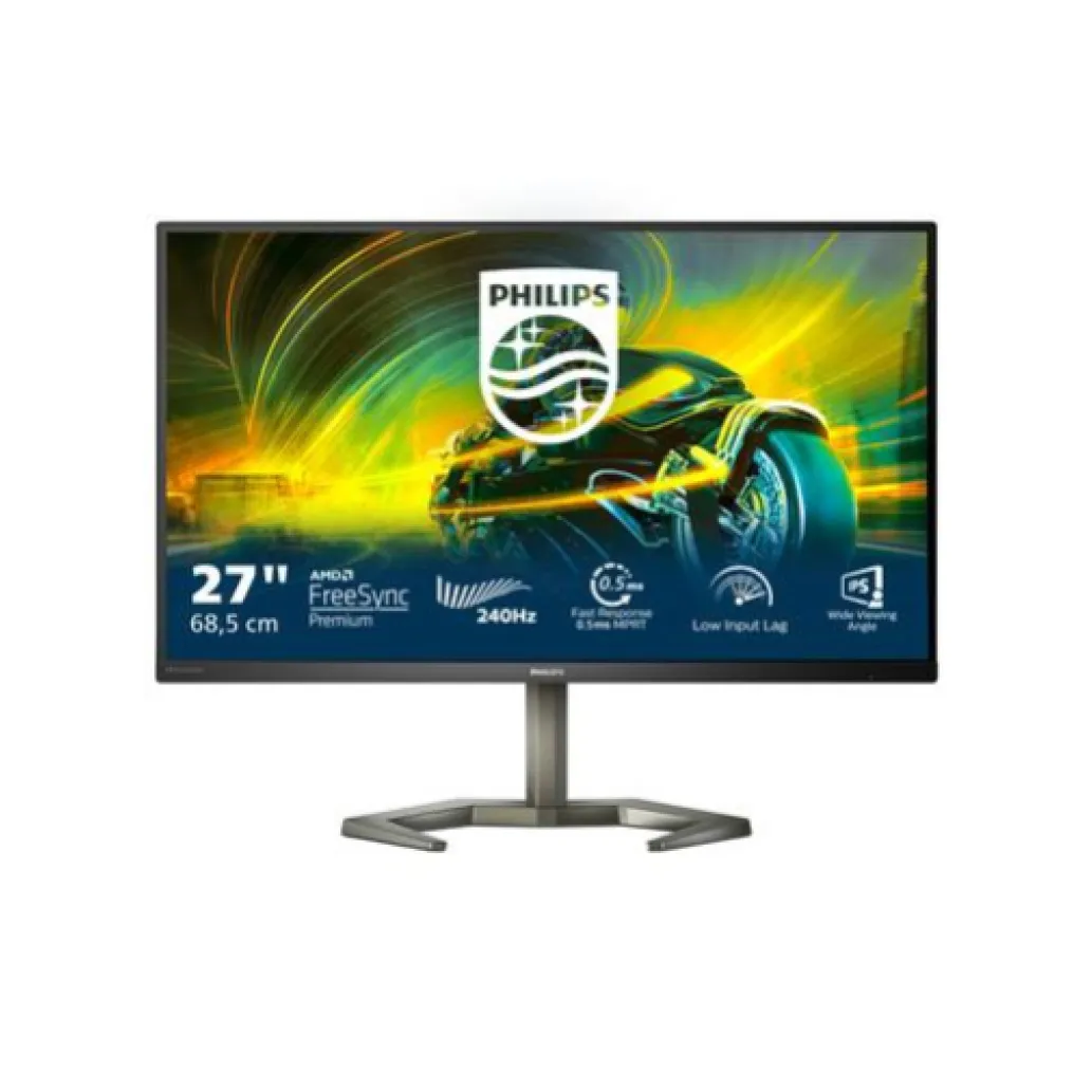 Monitor Philips 68,6 cm (27,0") 27M1N5200PA 1920x1080 Gaming 240Hz IPS 0,5ms 2xHDMI DisplayPort 4xUSB3.2 Pivot Zvočniki 3H sRGB110,2% FreeSync Premium Momentum Monitor Philips 68,6 cm (27,0") 27M1N5200PA 1920x1080 Gaming 240Hz IPS 0,5ms 2xHDMI DisplayPort 4xUSB3.2 Pivot Zvočniki 3H sRGB110,2% FreeSync Premium Momentum
